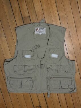 Academy Broadway Khaki Utility Fishing Vest